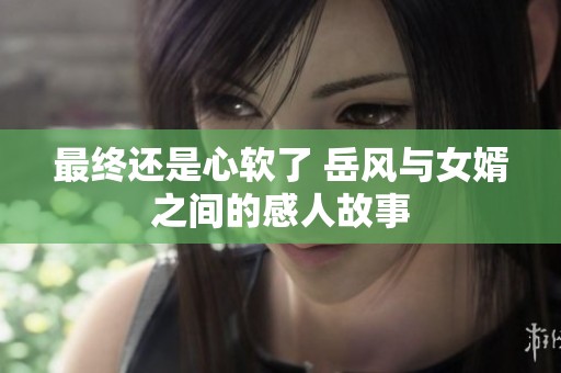 最终还是心软了 岳风与女婿之间的感人故事