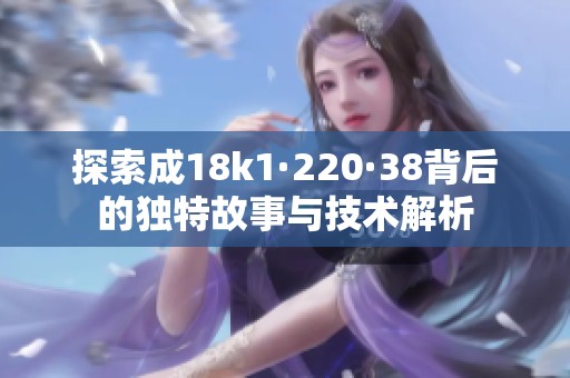 探索成18k1·220·38背后的独特故事与技术解析
