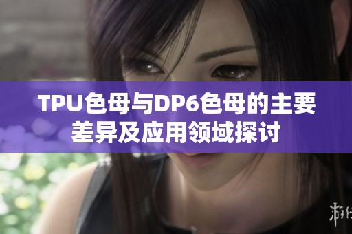 TPU色母与DP6色母的主要差异及应用领域探讨
