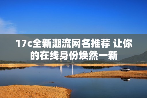 17c全新潮流网名推荐 让你的在线身份焕然一新