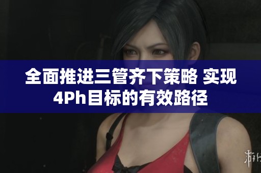 全面推进三管齐下策略 实现4Ph目标的有效路径